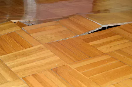 Wood flooring restoration project in Singapore